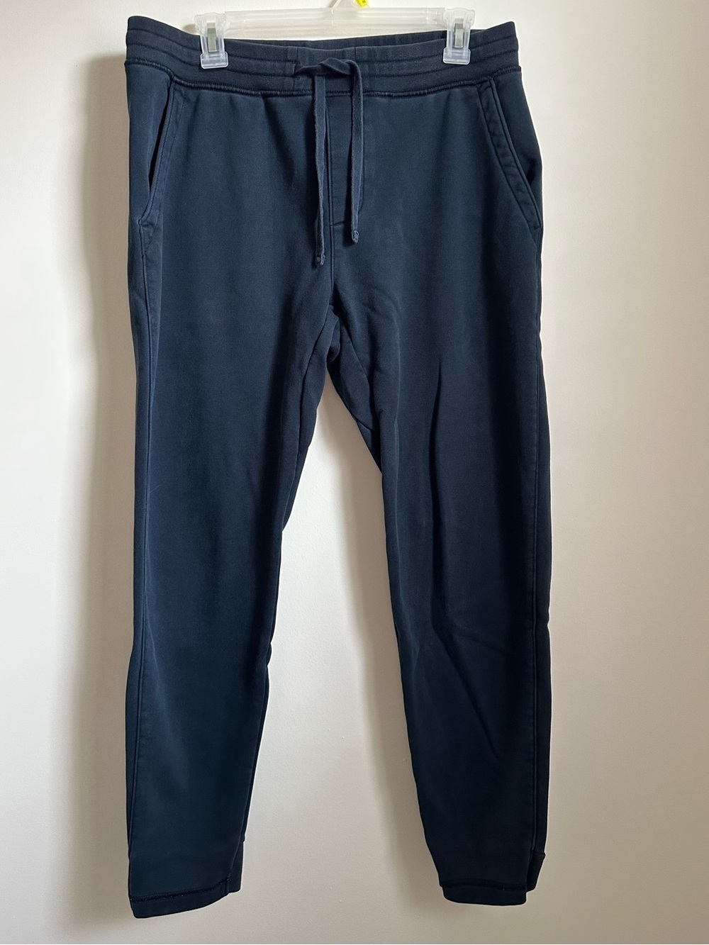 Banana Republic Navy Knit Jogger Pants Men’s Drawstring Stretch Size M